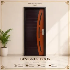 Premium Curved Designer Wooden Door