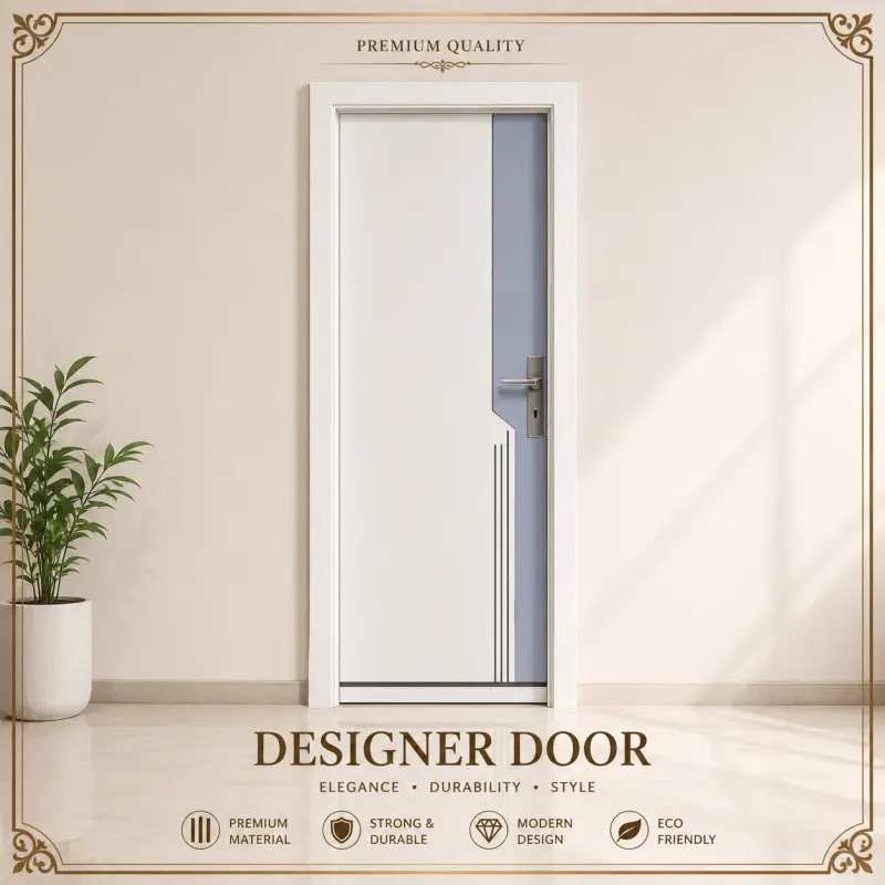 Premium White Contemporary Designer Door